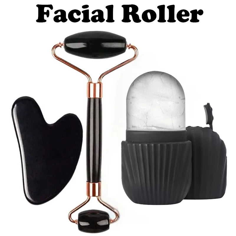 Juego de Rodillos Faciales de Hielo para el Cuidado de la Piel