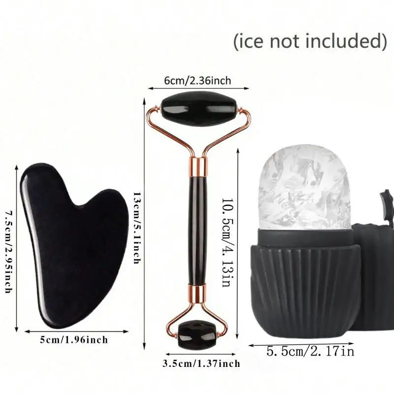 Juego de Rodillos Faciales de Hielo para el Cuidado de la Piel