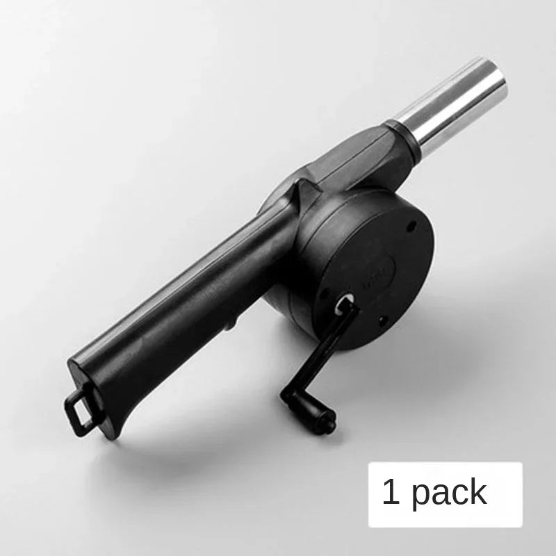 Soplador de mano portátil para barbacoa