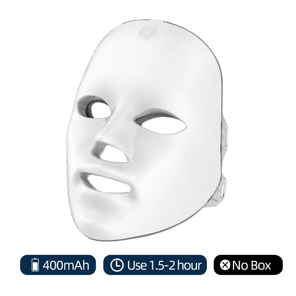 Mascarilla LED Facial para el cuidado de la piel, recargable